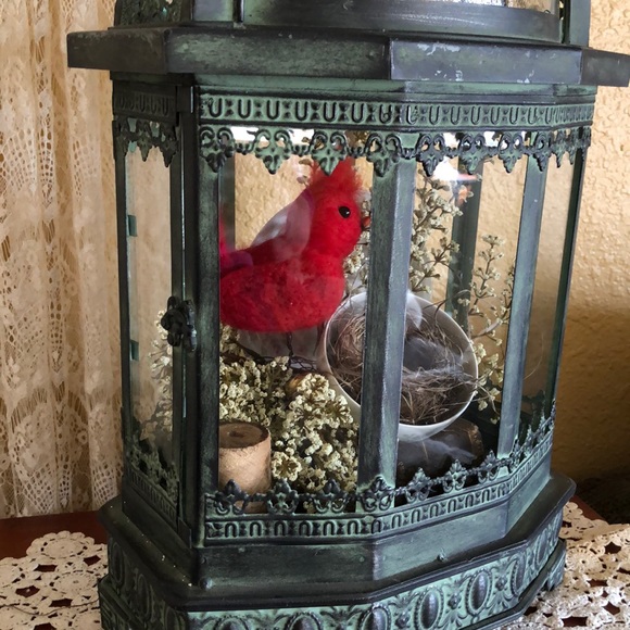 Handmade Needle Felted cardinal songbird - Picture 11 of 13